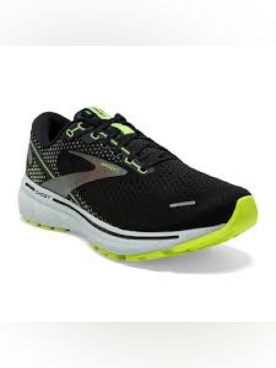 Brooks Other - Brooks Ghost 14 Women’s 8.5 used  Black and Neon Yellow Mesh Running Shoe